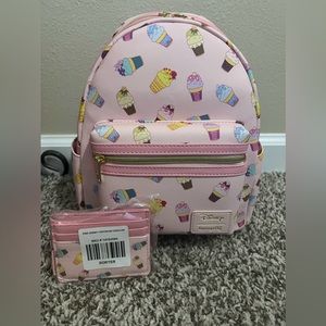Loungefly Disney Princess Ice Cream Mini Backpack with Wallet
